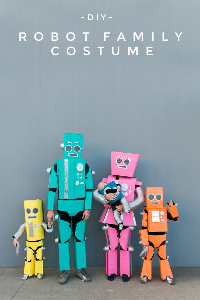 Robot Family Costumes