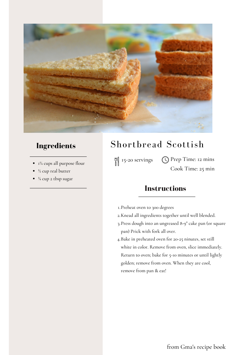 scottish shortbread